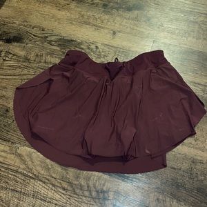 Lululemon tennis skirt with built in shorts